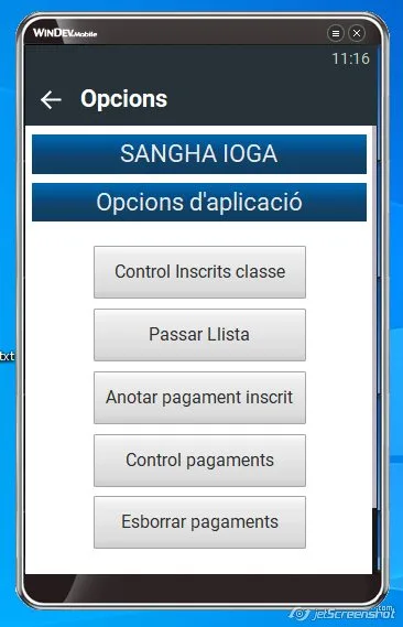 App móvil simulación